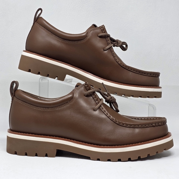 Coach Men\'s Banks Leather Lace-Up Boots Dark Saddle Brown US Size 7.5 D NEW main image 7